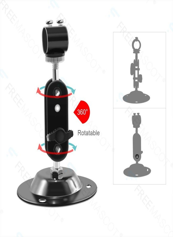 FreeMascot 360 Degree Stand with 12mm-16mm Mount Holder for Laser Pointer/Laser Pen/Flashlight (Black) (Diameter 16mm Mount) - Image 4