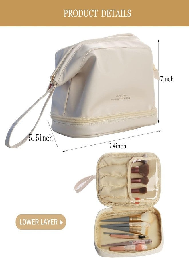 HOMENITY هومينيتي® - حقيبة أقلام، حقيبة زينة، حقيبة أدوات تجميل، حقيبة مستحضرات تجميل نسائية متعددة الألوان - Image 5