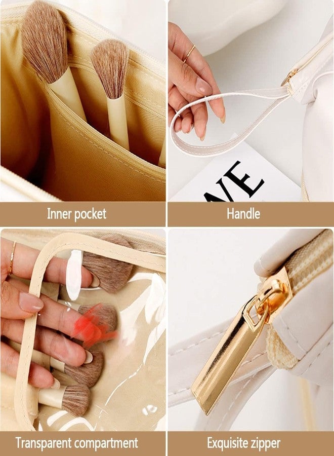 HOMENITY هومينيتي® - حقيبة أقلام، حقيبة زينة، حقيبة أدوات تجميل، حقيبة مستحضرات تجميل نسائية متعددة الألوان - Image 2