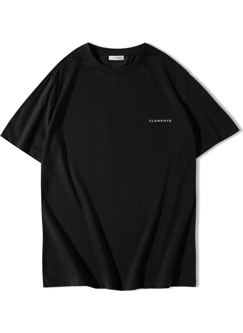 بي ار زد كولكشن Unisex Oversize Enigmatic Serenade T-Shirt