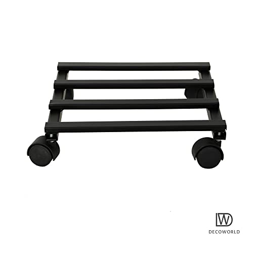 DECOWORLD || Plant Stand with Wheels || Planter Stand with Wheels for Flower Pots and Plant Pots|| ( Set of 1) - Image 3