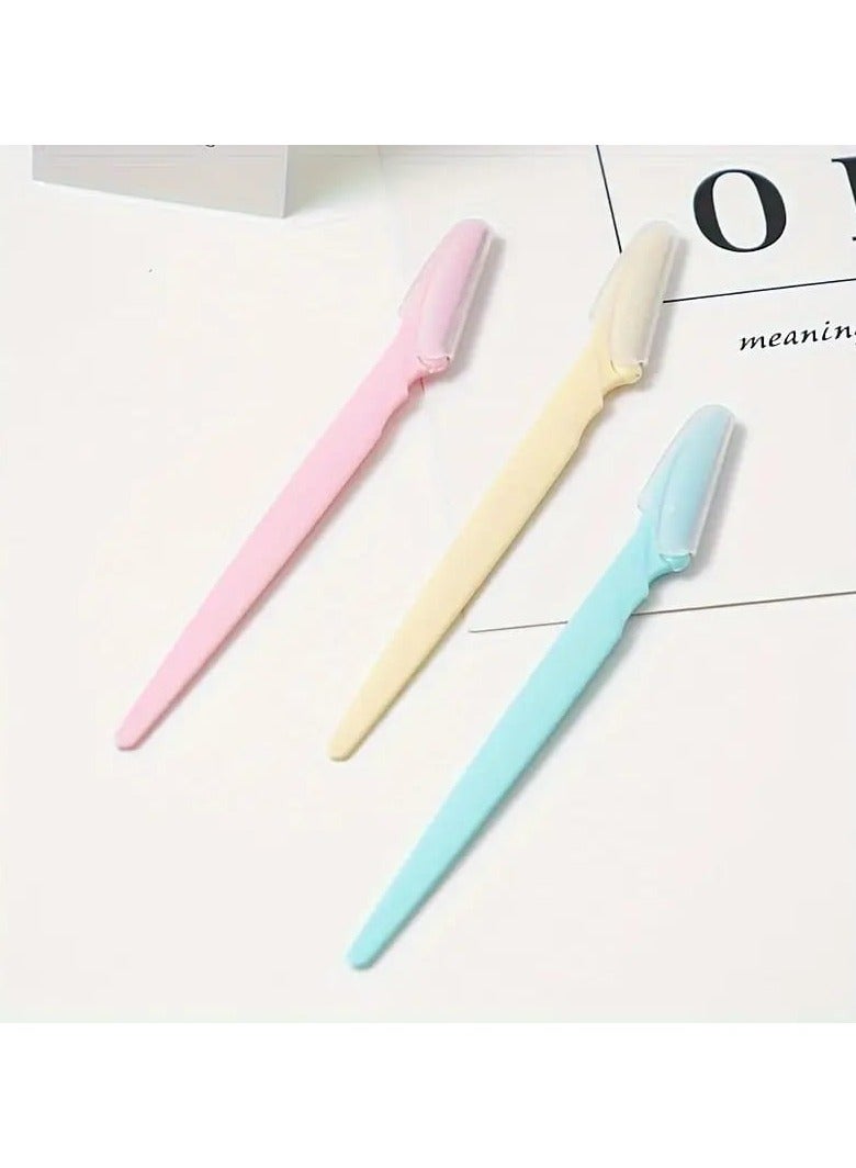 Eyebrow Razor Multicolour Razor Set Pack Of 3 - Image 3
