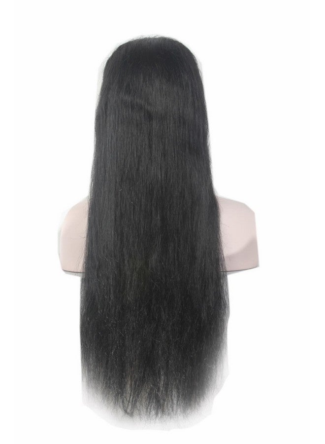 ريتزكارت باروكة شعر هندية طويلة مستقيمة للنساء من ريتزكارت، 32 بوصة، أسود، - Image 4