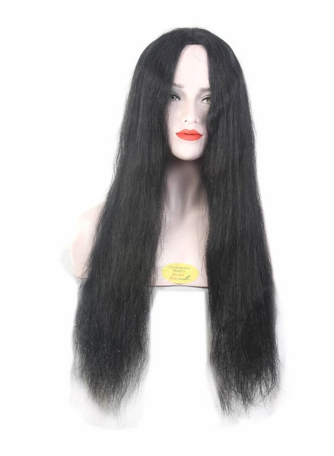 ريتزكارت باروكة شعر هندية طويلة مستقيمة للنساء من ريتزكارت، 32 بوصة، أسود، - Image 3