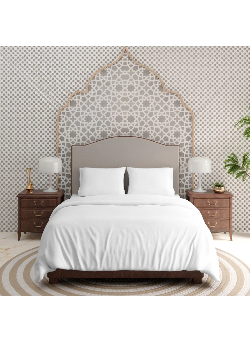 حس اللون Color Sense 200 TC Duvet Cover Set Super King White