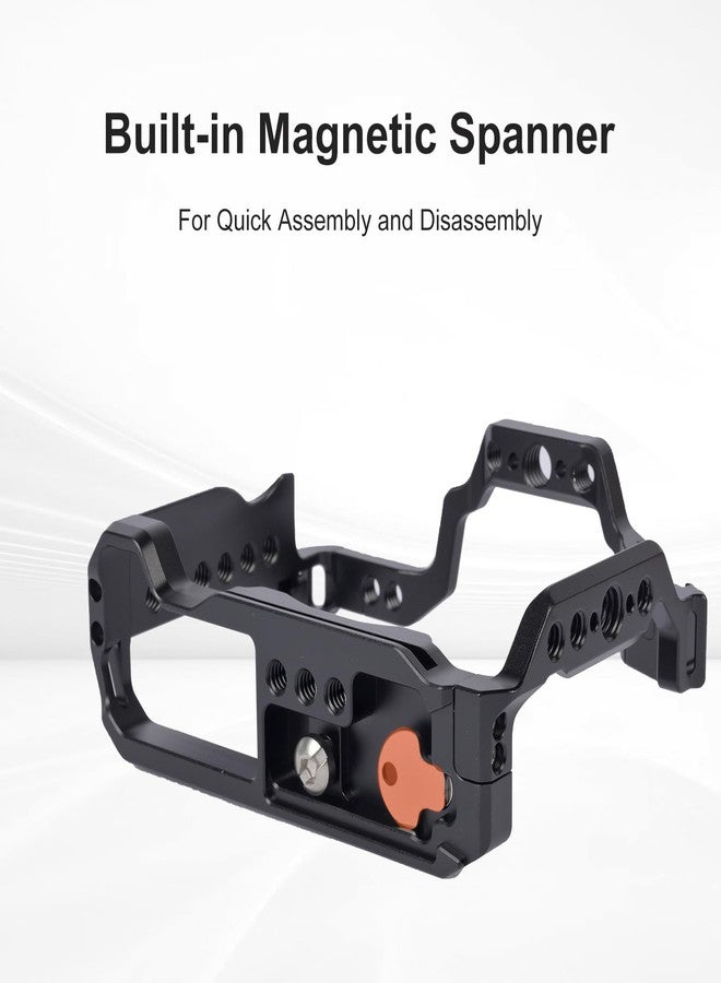 FUGASUN EOS R100 EOS R50 Camera Cage, EOS R50 EOS R100 Cold Shoe Cage for Canon EOS R100/R50 Camera - Image 3