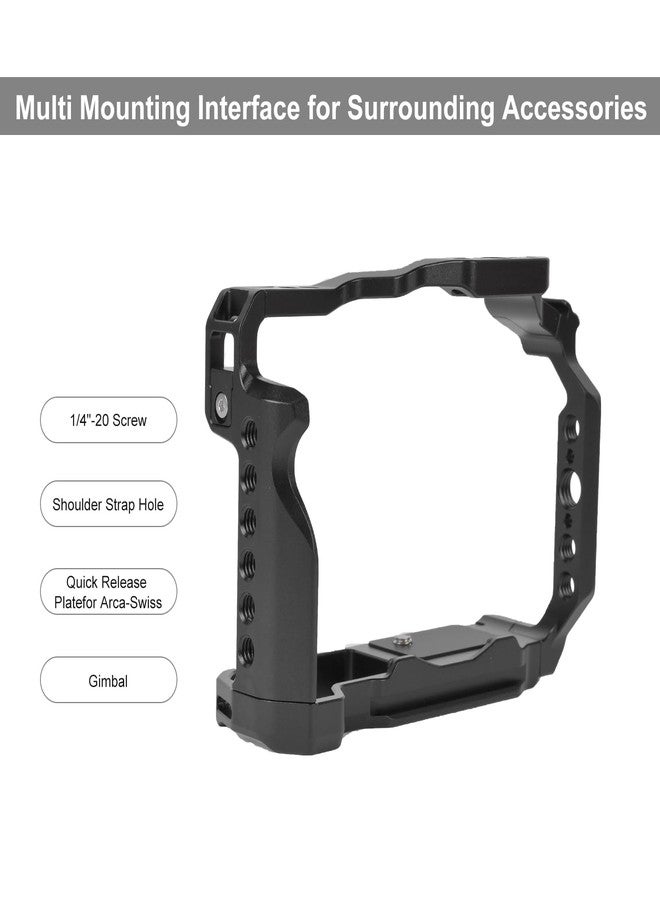 FUGASUN EOS R100 EOS R50 Camera Cage, EOS R50 EOS R100 Cold Shoe Cage for Canon EOS R100/R50 Camera - Image 4