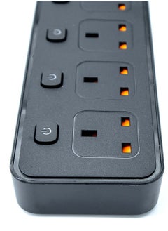 mpBLBERRI mpBLBERRI BLB-EX852 Power Socket 3250w 3 Meter Black 4 Sockets  4 PD Output  2 USB Output  - Image 3