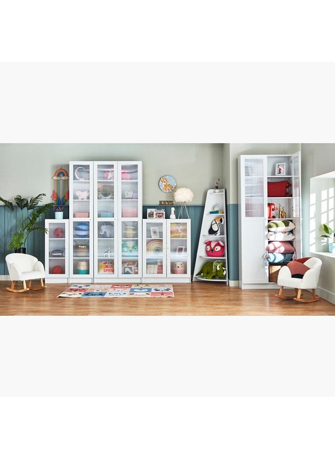 Home Box - Frankfurt 6-Tier Multipurpose Storage Unit With Acrylic Door 40 x 202 x 29.5 cm - Image 1