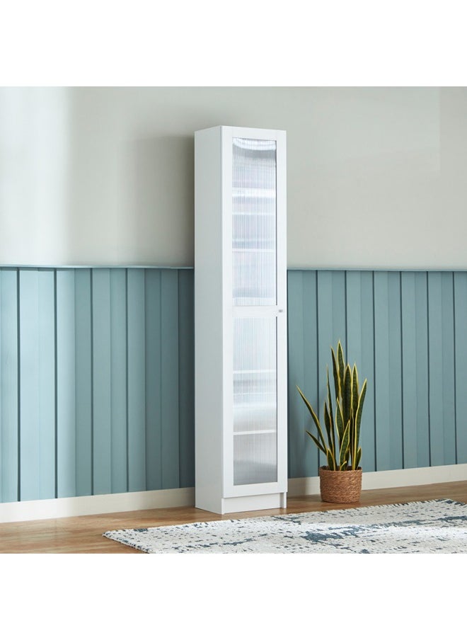Home Box - Frankfurt 6-Tier Multipurpose Storage Unit With Acrylic Door 40 x 202 x 29.5 cm - Image 1