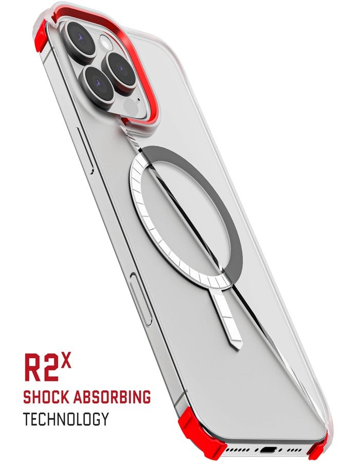 Ghostek Covert iPhone 16 Pro Max Case Clear - Compatible with Apple MagSafe, Silicone Fusion, Slim Fit Shockproof Phone Cover (6.9 Inch, Clear) - Image 4