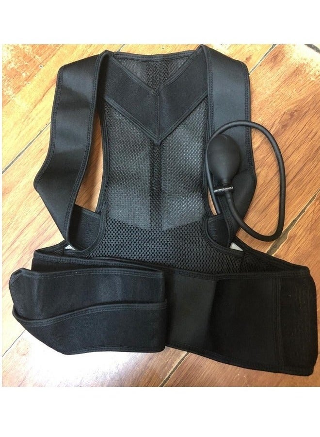 حزام الظهر مقاس XXL المصحح  للرجال والنساء مزود  بدعامة خلفية قابلة للتعديل لتخفيف الام الظهر وانحنائه العمود الفقري - Image 5