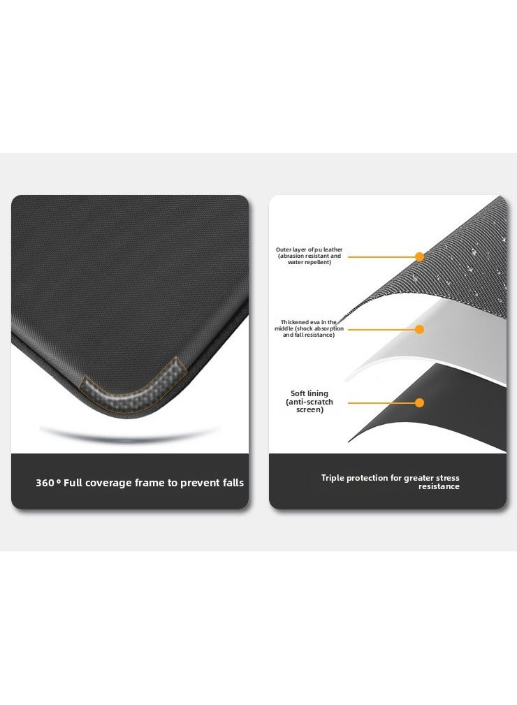 For DJI Action 6 Camera Storage Bag, PU Protective Carrying Case with Shoulder Strap, Shockproof Travel Organizer - Image 5