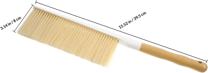 Beech Wood Long Handle Soft Bristle Dusting Brush for Bed Cleaning Indoor Sweeping Sofa Carpet Dust Remover Handheld Broom - Image 2