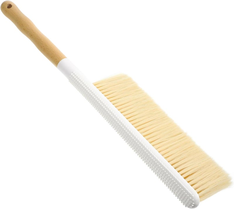 Beech Wood Long Handle Soft Bristle Dusting Brush for Bed Cleaning Indoor Sweeping Sofa Carpet Dust Remover Handheld Broom - Image 1