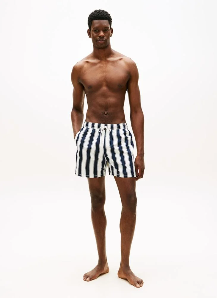 TOMMY HILFIGER  Print Mid Length Swim Shorts for Men | Best Price UAE
