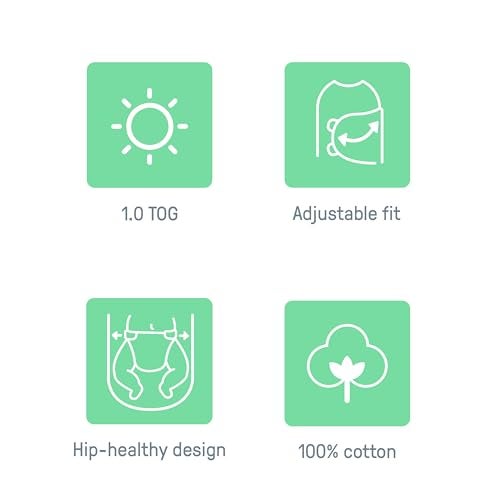 SwaddleMe by Ingenuity Original Swaddle, 100% Cotton, Improves Sleep & Calms Startle Reflex, 0-3 Months, 1.0 TOG, 2-Pack, Baby Swaddle Blanket - Minnie Mouse - Image 4