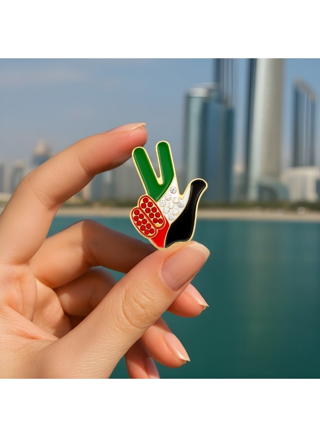 PRINTSHOP4ME UAE National Day Badges Lapel Pins For Celebrating UAE National Day Spirit Of Union Badges For Men,Women,Kids - Image 4