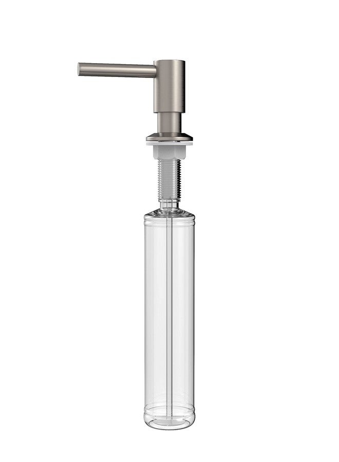 KEENEY K613BN Modern Kitchen Soap and Lotion Dispenser, Brushed Nickel - Image 1