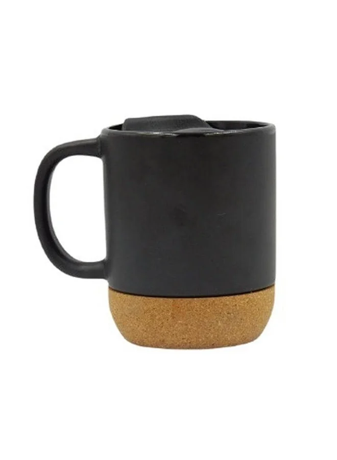 Share the Love LUCCA - Giftology Ceramic Mug with Cork and Lid - Black