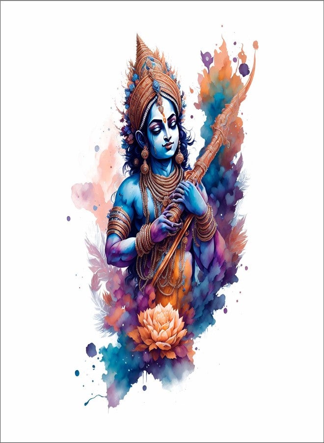 Wall Attraction™ Krishna Wall Stickers & Murals Size - 40x60cm MD24_S - Image 3