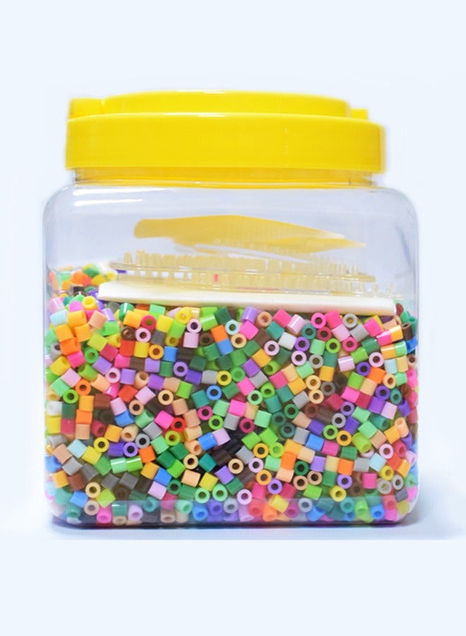 Handmade DIY Assorted Beads Colors Perfect for Jewelry Making Crafting and Creative Projects 3D Children's Puzzle Set for Piecing Together beans - Image 1