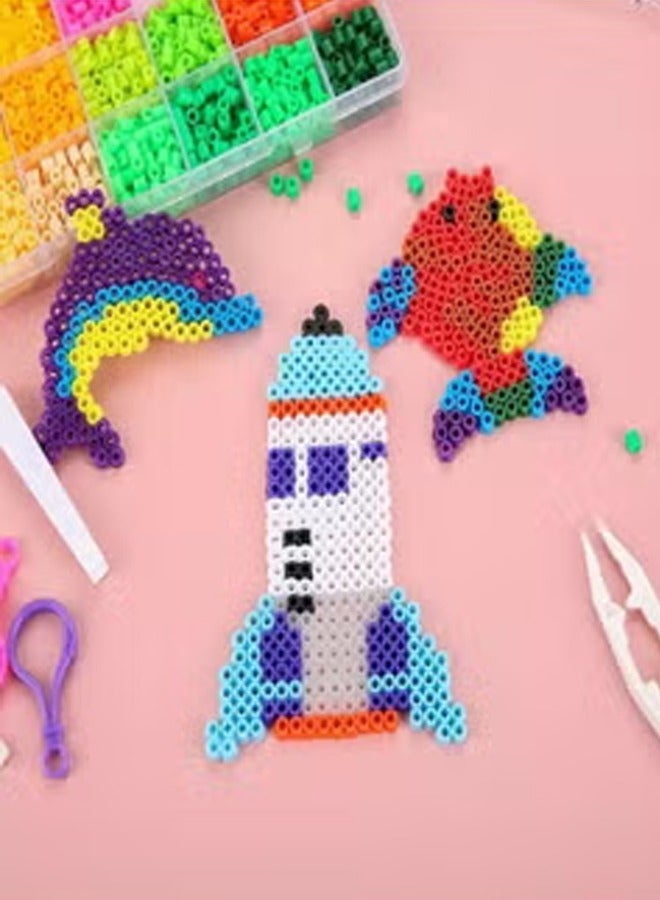 Handmade DIY Assorted Beads Colors Perfect for Jewelry Making Crafting and Creative Projects 3D Children's Puzzle Set for Piecing Together beans - Image 2