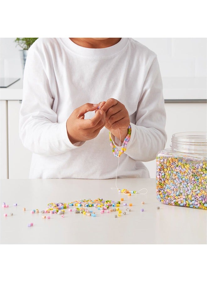 Handmade DIY Assorted Beads Colors Perfect for Jewelry Making Crafting and Creative Projects 3D Children's Puzzle Set for Piecing Together beans - Image 5