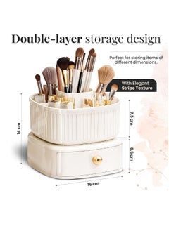 Rotating Makeup Organizer, Adjustable Layers Spinning Skincare Organizer, Cosmetic Display Case with Brush Holder, Multi-Function Storage Carousel for Vanity Bathroom Countertop - pzsku/ZD43DD3C28B6E7BB3937DZ/45/_/1730823709/8ff21779-9cf8-4227-a89c-3ff03fde00c9