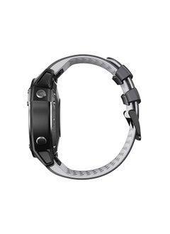 Dado Silicone breathable hole design strap 22 mm Compatible with Garmin watch Fenix 7 | Fenix 6 | Fenix 5 | 6 Pro | 5 Plus | Approach S60 Smartwatch strap  - Image 5