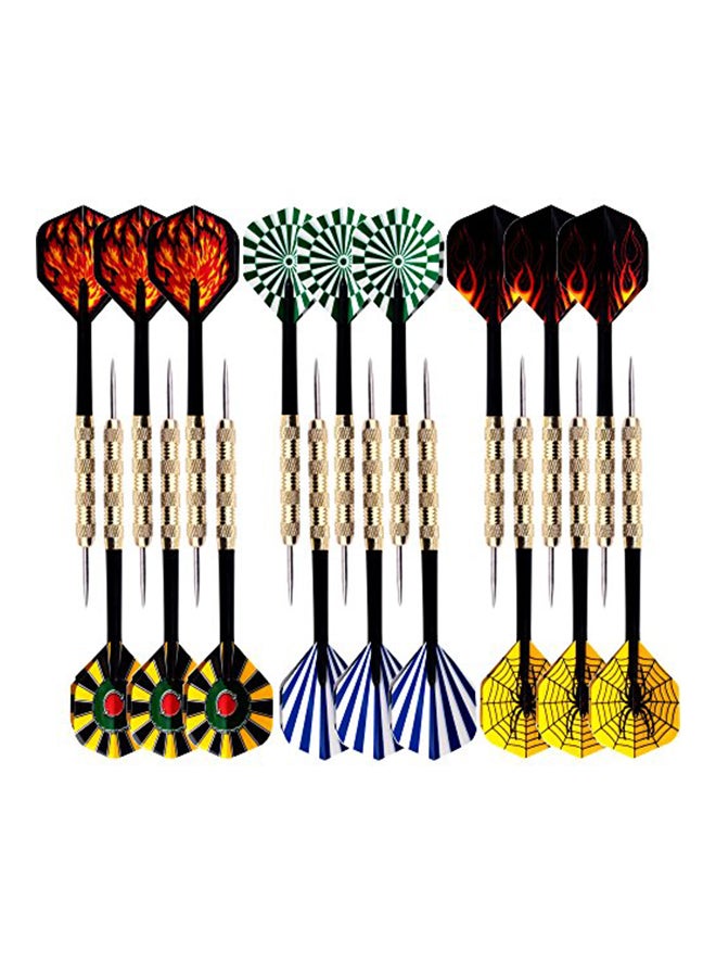 MAXMAU Pack Of 18 Tip Darts With Flights And Shafts