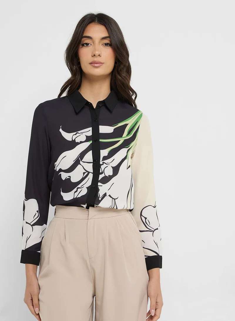 ايلا بلوزة مطبوعة