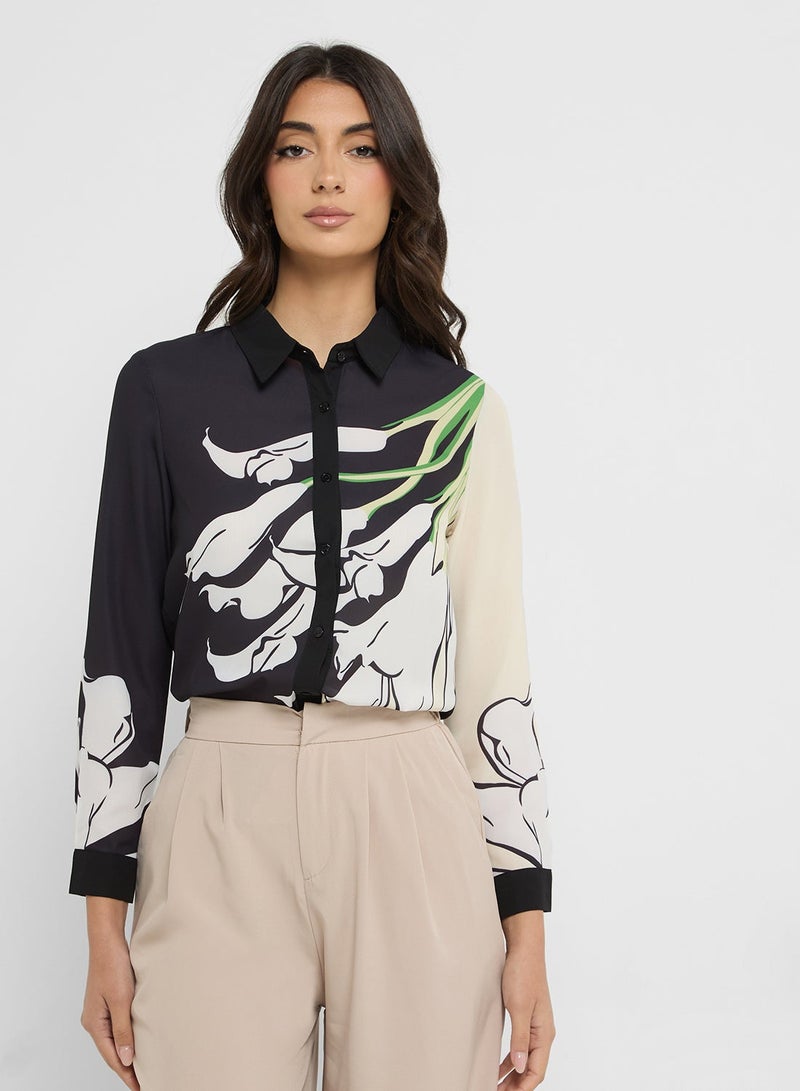 ELLA Printed Top - Image 1
