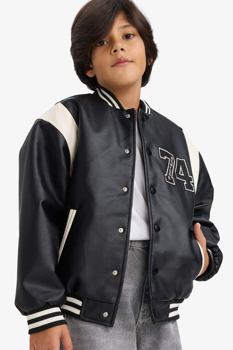 DeFacto Boy Waterproof Bomber Jacket - Image 3