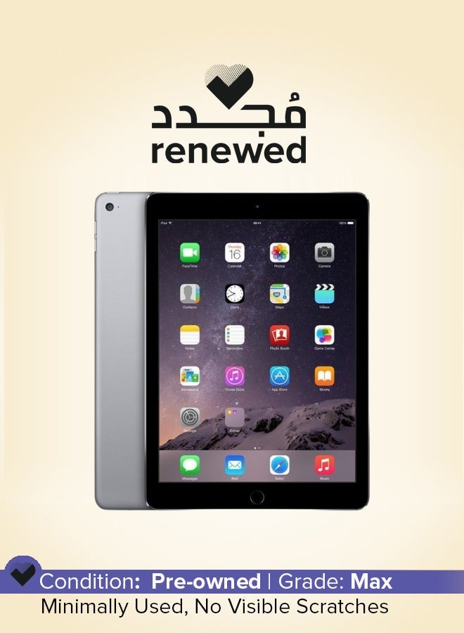 Apple Renewed - iPad Air 2 9.7inch 128GB Wi-Fi Space Gray With FaceTime - Image 1