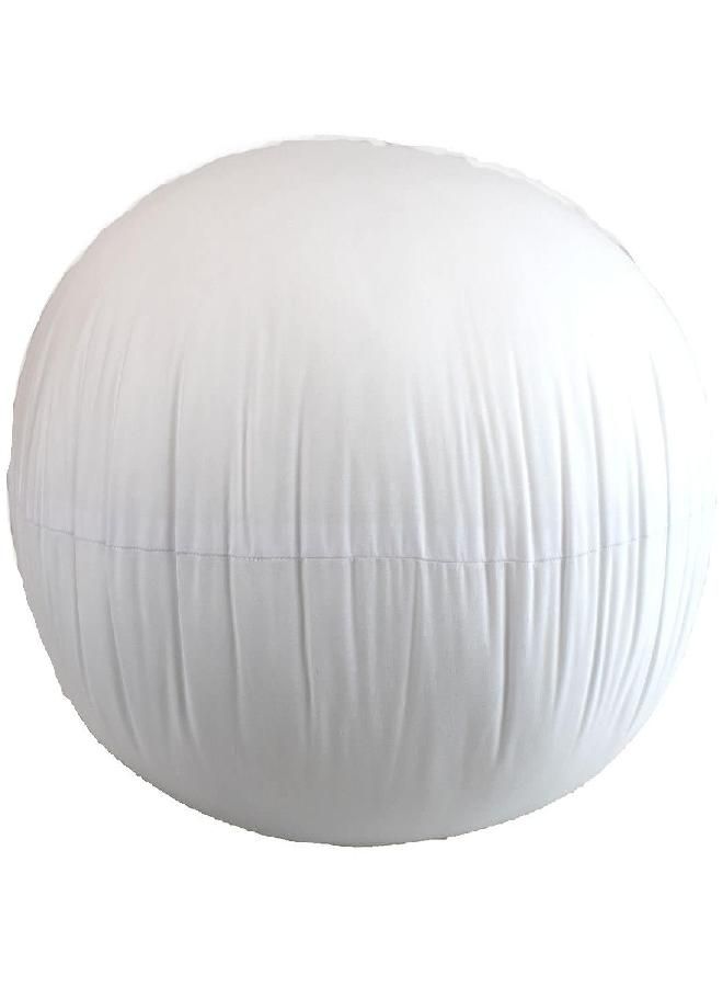 MoonRest Round Pillow Insert Polyester Form Stuffer-%100 Cotton Blend Covering for Sofa Sham, Decorative Pillow, Cushion and Bed - 20 Inch Diameter - Image 3