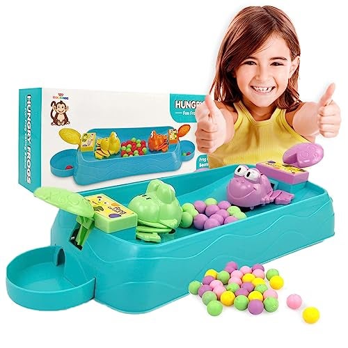 Wembley Hungry Frog Indoor Game for Kids | Family Board Game | Frog Toys for Kids Activity | 2 Player Fun Interactive Frog Eat Beans Game | Gift for Girls and Boys - Proudly Made in India - Image 1