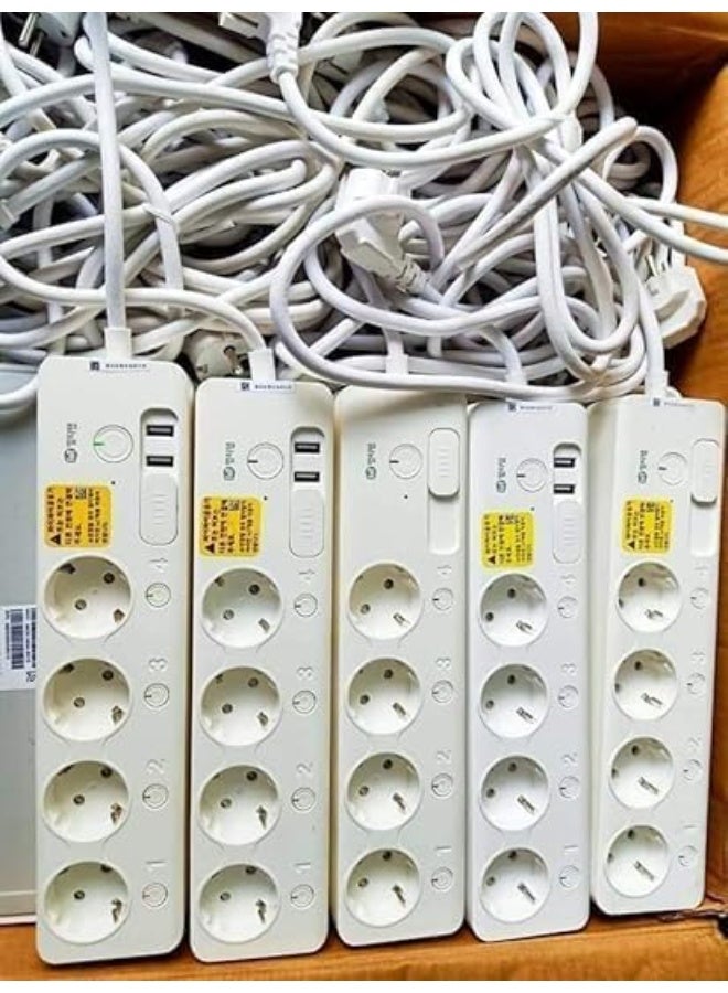 16 Amp copper power strip with 4 outlets and 2 USB ports - Image 5