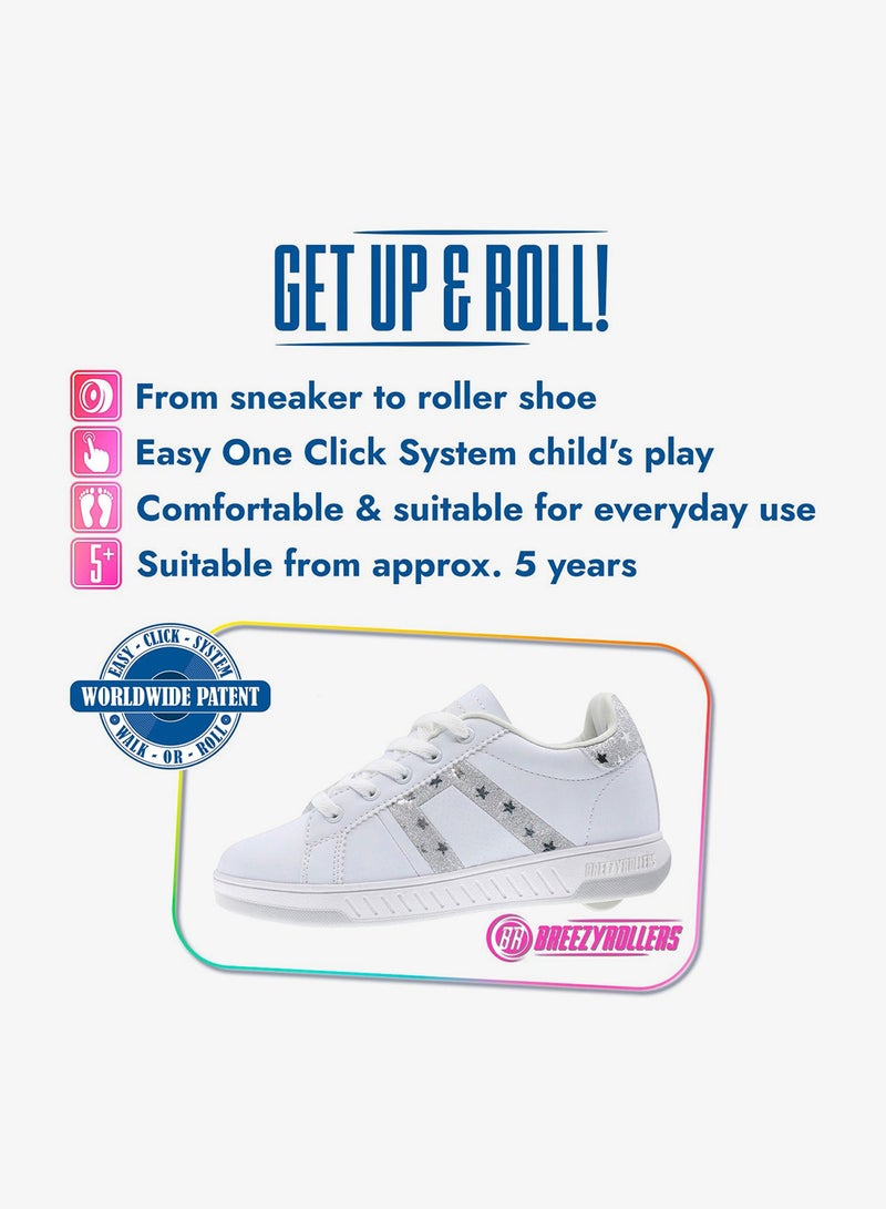 BREEZYROLLERS BREEZY ROLLERS shoes with wheels for children, Roller skates sneakers kids, From children's street shoes to roller skates in a few seconds, Patented click system, Trainers with wheels for girls & boys - Image 3