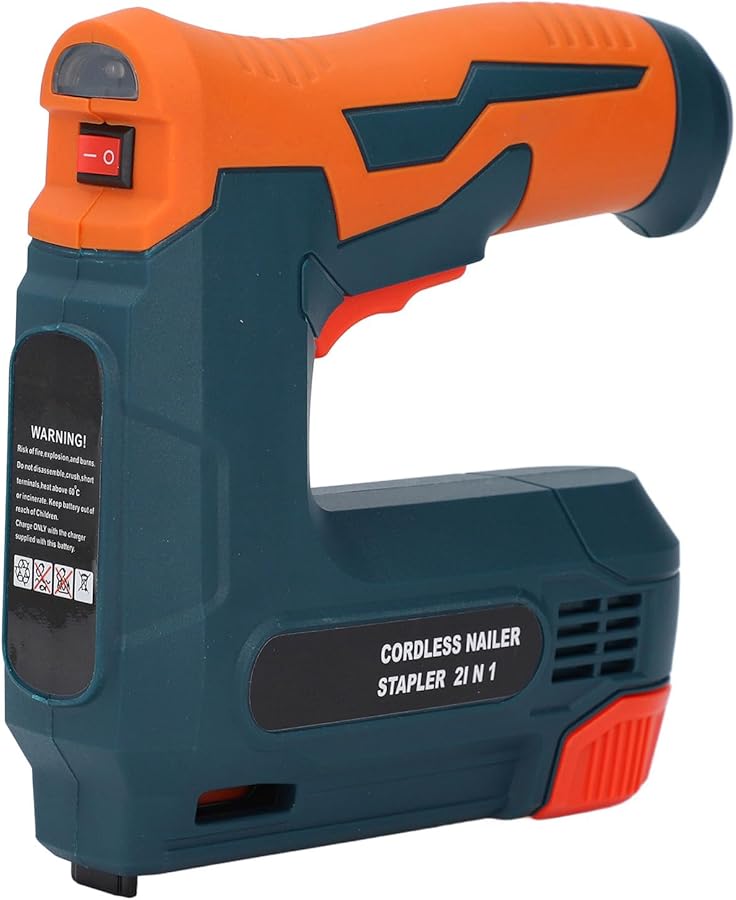 Cordless Brad Nailer 18V Lithium Battery USB Charging for Woodworking Furniture Carpentry - Image 4