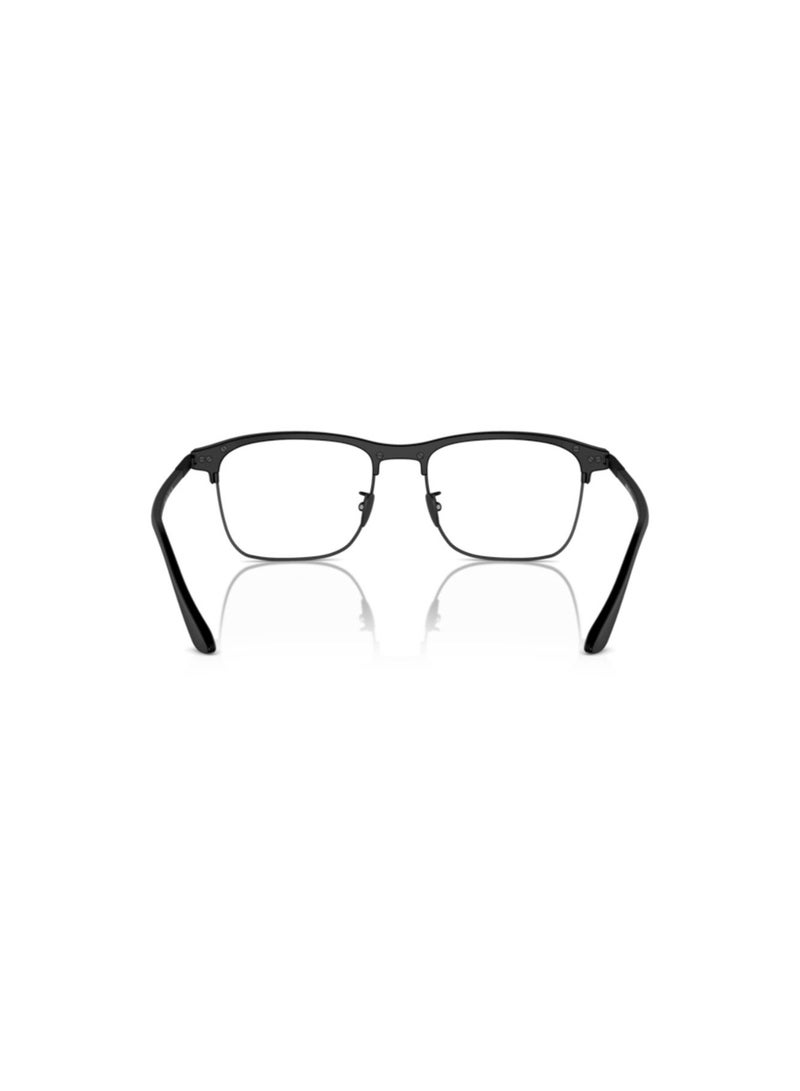 GIORGIO ARMANI Giorgio Armani Man Rectangular  Eyeglasses- Ar 7262 - Lense Size:54Mm - Matte Black - Image 3