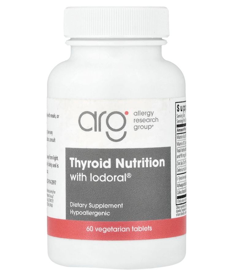 Allergy Research Group Thyroid Nutrition with Iodoral® 60 Vegetarian Tablets