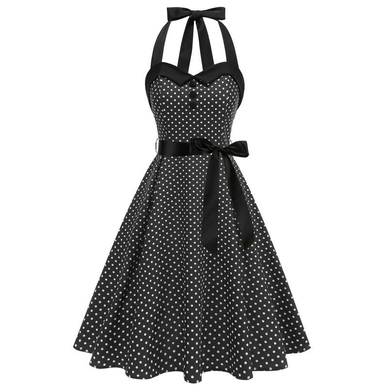 Vintage Polka Dot Dress - Image 2