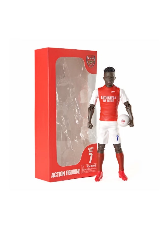 SOCKERS Arsenal F.C. Bukayo Saka 8" Collectible Soccer Action Figure - Image 1