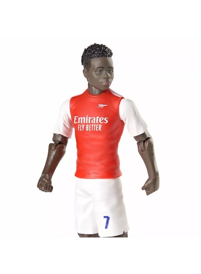 SOCKERS Arsenal F.C. Bukayo Saka 8" Collectible Soccer Action Figure - Image 2