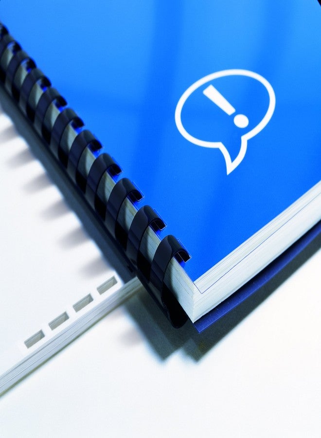 GBC Plastic Binding Combs 21R 12.0mm with 95 Sheet Capacity, Black (Box of 100) - Image 2