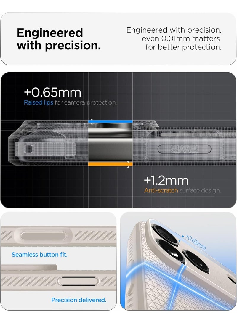 Spigen Liquid Air iPhone 17 Pro Max Case Cover (2025) - Natural Titanium - Image 5