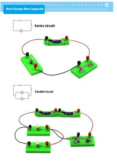 Y&D School Physics Labs Basic Electricity Discovery Circuit And Magnetism Experiment Kits For Kids Junior Senior High School Students Electromagnetism Elementary Electronics  - Image 5