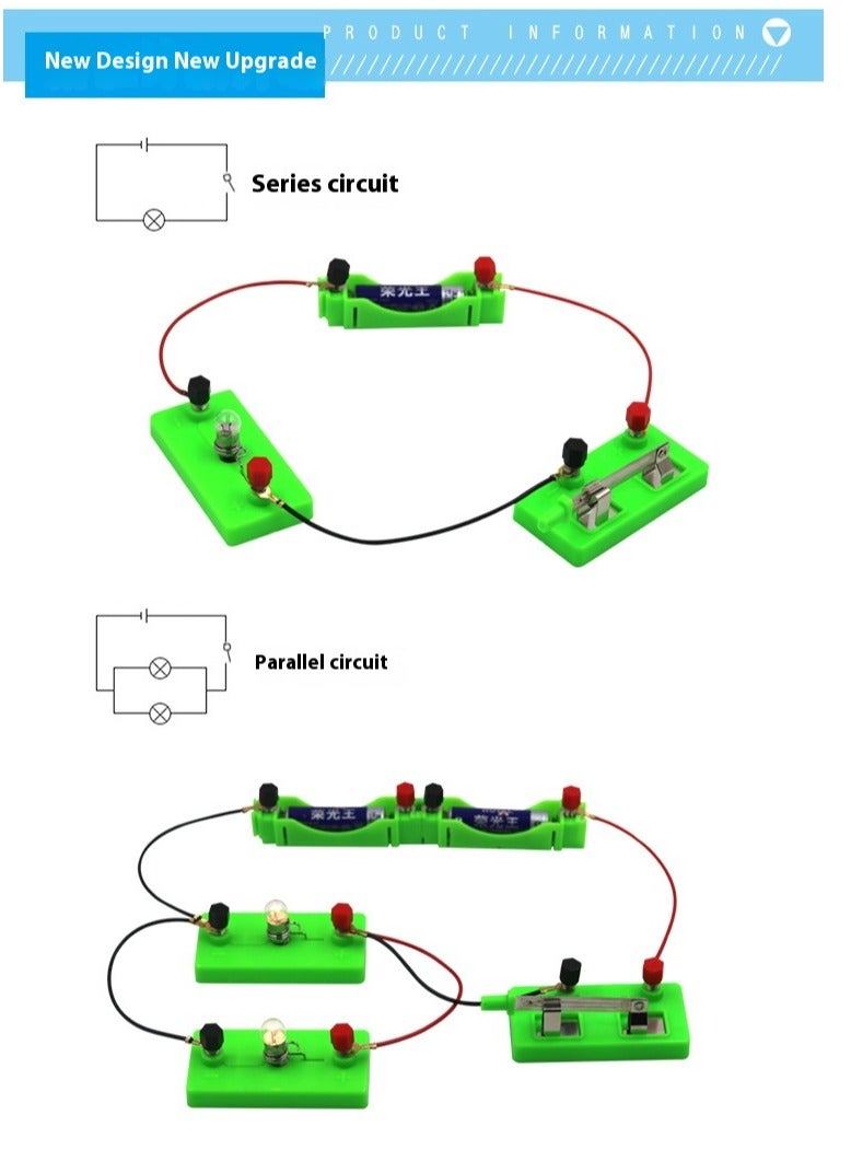 Y&D School Physics Labs Basic Electricity Discovery Circuit And Magnetism Experiment Kits For Kids Junior Senior High School Students Electromagnetism Elementary Electronics  - Image 5