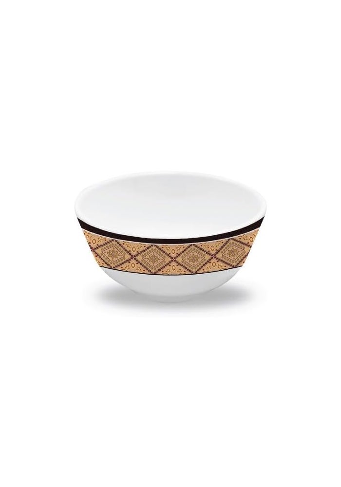 Servewell Harmony Melamine Round Soup Bowl 11.5cm with Orange Red Star Style Decal